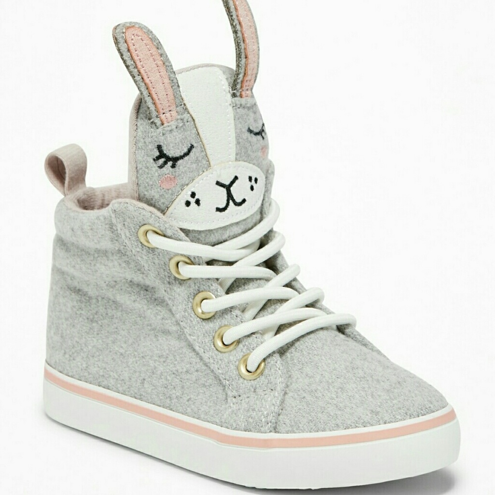 Old Navy Felt, NWT, 9, 11hi top Bunny sneakers